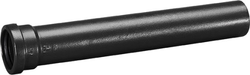 MA rør Ø50x500mm rett støpejern/O ring