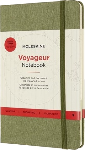 Moleskine Voyageur Traveler Medium Green