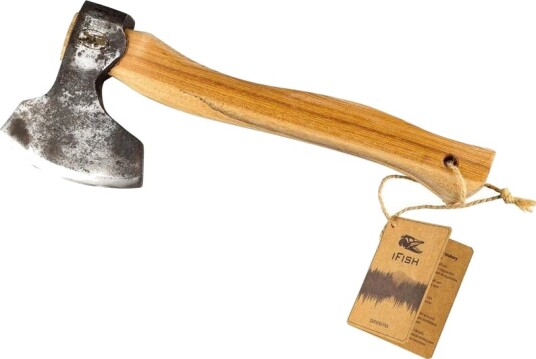iFish 31 cm Carvingøks 500g Karbonstål med Eggbeskytter iFish 31 cm Carvingøks 500g Karbonstål med Eggbeskytter