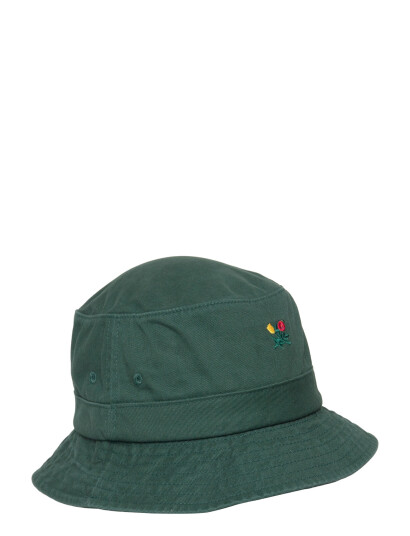 Aimé Leon Dore Brushed Crest Bucket Hat Green S/M Aimé Leon Dore Brushed Crest Bucket Hat Green S/M