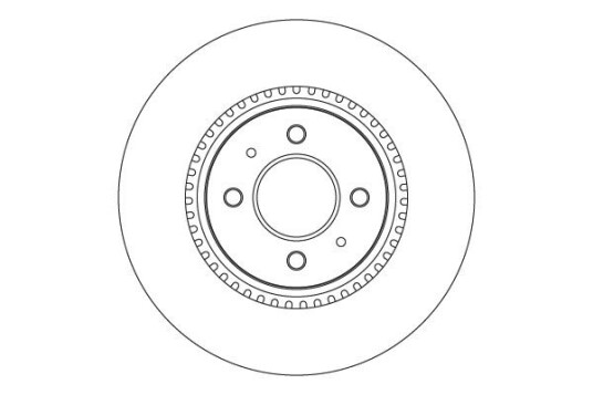 Bremseskive TRW DF6025