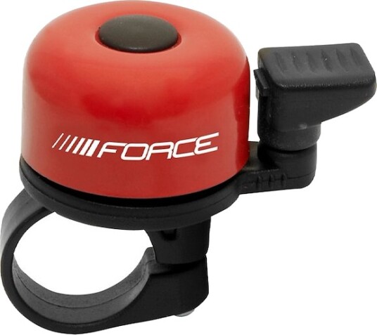 FORCE Mini ringeklokke stål/plast 22,2mm rød FORCE Mini ringeklokke stål/plast 22,2mm rød