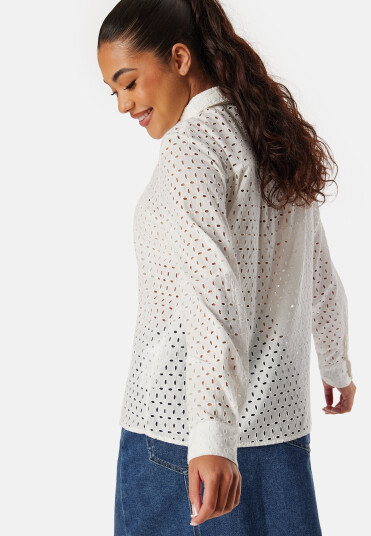 Pieces Pcannika LS Shirt Cloud Dancer XS