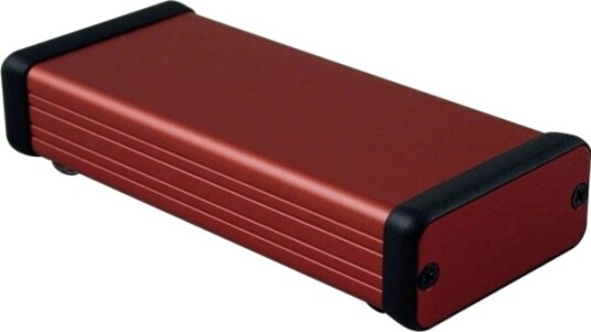 Hammond Electronics 1455C1201RD 120 × 54 × 23 mm Aluminium Rød Kabinett