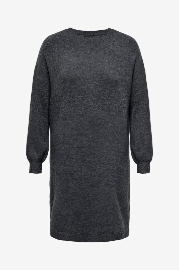 Only Carmakoma   Kjole carManifesta LS Reversible Dress KN   Grå
