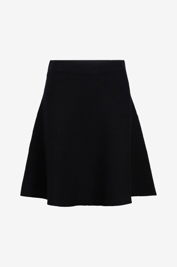 Object - Skjørt objReynard HW Short Knit Skirt - Svart