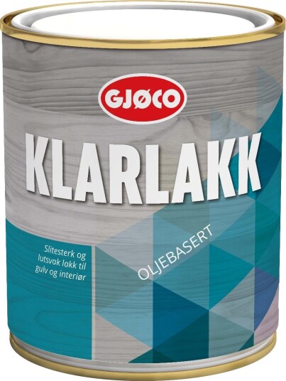 Gjøco klarlakk 90 blank oljebasert 0,75 l
