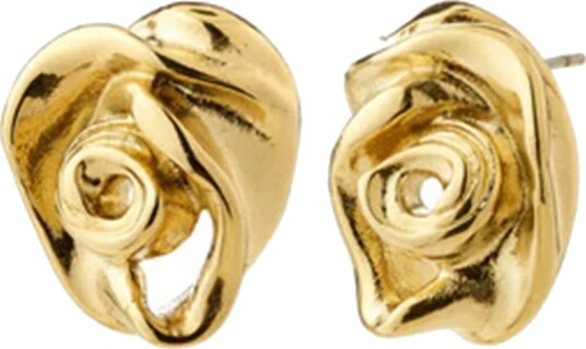 Pilgrim Inner Earrings Gold Plated   Gold   ONE SIZE