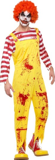 Smiffys Creepy Killer Clown, X-Large