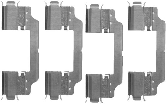 Monteringssett, bremseklosser HELLA 8DZ 355 203-301
