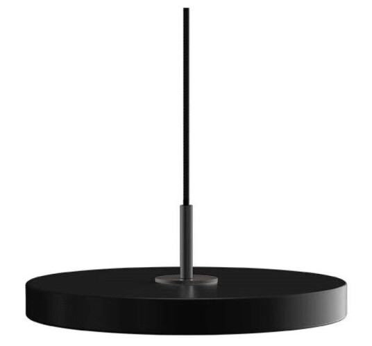 UMAGE - Asteria Pendel Mini Black/Black Top - Lampemesteren