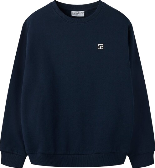 Name It Collegegenser Noos NkmFlo Dark Sapphire Name It 9 10 år (134 140) Collegegenser Marineblå
