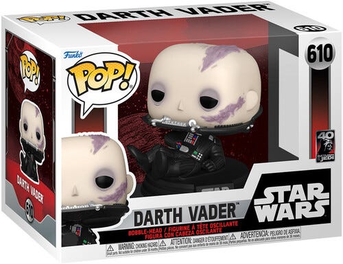 STAR WARS: Return of the Jedi 40th Darth Vader Unmasked STAR WARS: Return of the Jedi 40th Darth Vader Unmasked
