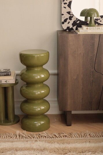 Ellos Home   Pidestall Assisi høyde 80 cm   Grønn