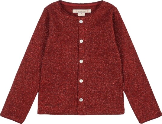 Konges Sløjd Cardigan   Rolle   Rød Dahlia   Konges Sløjd   4 år (104)   Cardigan Bordeaux
