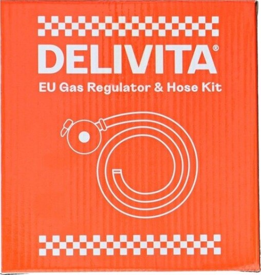 Delivita Gas Regulator & Hose Kit 30mbar NL+BE