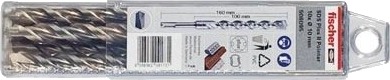 Fischer Sds Plus Ii, Rotasjons Hammer, 1,2 Cm, 21 Cm, 15 Cm, Betong, Murverk, Naturstein, 10 Stykker