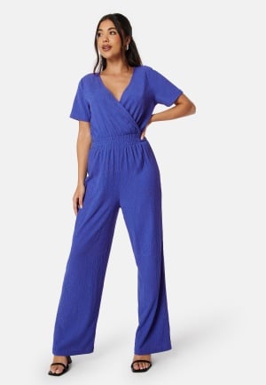 Happy Holly Kali smock jumpsuit Blue 44/46 Happy Holly Kali smock jumpsuit Blue 44/46