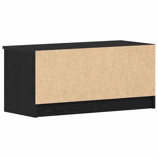TV skap 2 pcs Svart 80 x 35 x 36.5 cm Konstruert tre TV skap 2 pcs Svart 80 x 35 x 36.5 cm Konstruert tre