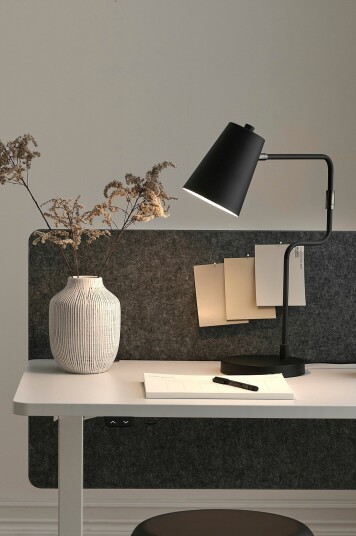 Ellos Home Bordlampe Leanto Svart Ellos Home Bordlampe Leanto Svart