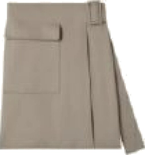Courrèges Dame Skjørt Beige M, Courrèges Dame Skjørt Beige M,
