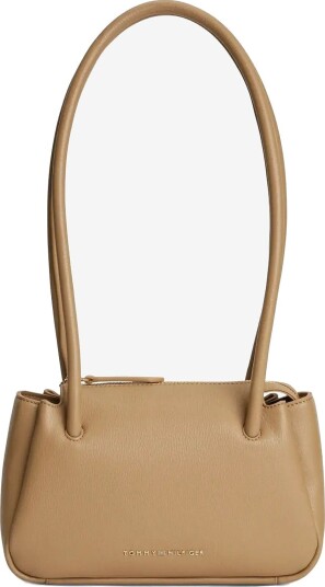 Tommy Hilfiger Th Essential Shoulder Bag - SAFARI CANVAS - One Size
