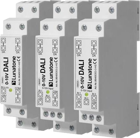 Dali Konverteringsmodul Som Konverterer 0 10V Signaler Om Til Dali Broadcast Kommandoer.