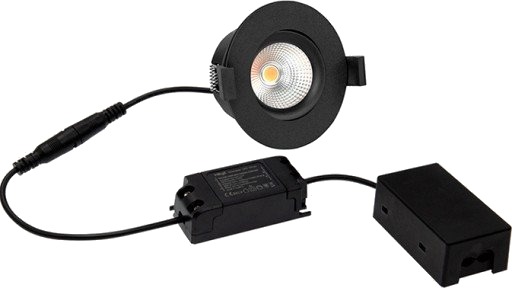 Hilux D3 Tilt360 Fullspektret Innfelt Led Spot Ra97 3000K Svart Hilux D3 Tilt360 Fullspektret Innfelt Led Spot Ra97 3000K Svart