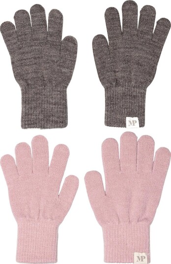 Mp Danmark Mix Denver Mel Alt Rosa Comfy Hansker 2 Pakning 7 11 år