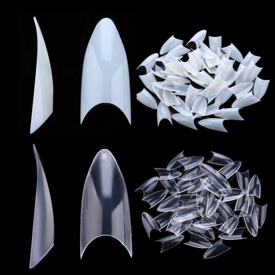 Otego 100st nageltippar stiletto tippar lösnaglar nageltips