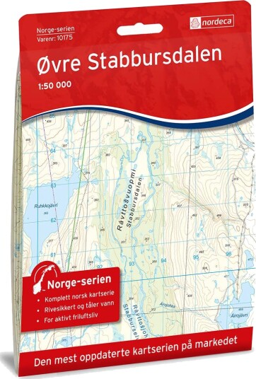 Nordeca Øvre Stabbursdalen Norge-serien 1:50 000 Turkart Nordeca Øvre Stabbursdalen Norge-serien 1:50 000 Turkart