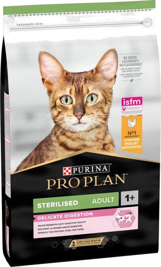Pro Plan Tørrfôr Adult Purina Sterilised Delicate Digestion Sparepakke 2 X 10 kg