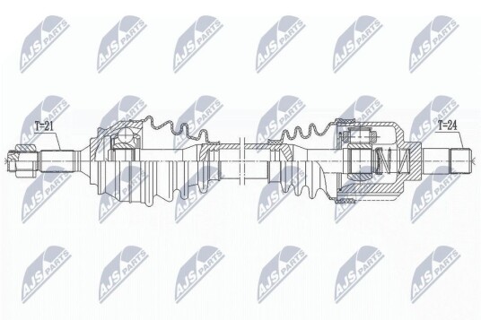 Nty Drivaksel NTY NPW CT 137