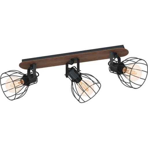 Eglo Sambatello E27 3 Ampuller 220-240 V Brun Sølv Eglo Sambatello E27 3 Ampuller 220-240 V Brun Sølv