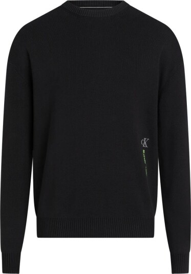 Calvin Klein, Herre, Strikkevarer, Svart, 2XL,