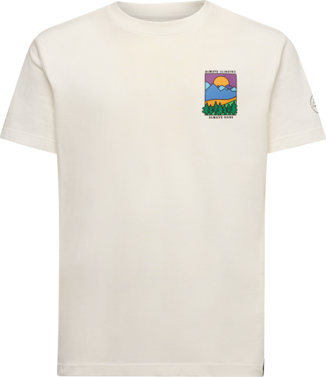 La Sportiva Men"s Always Climbing T Shirt Chalk XL