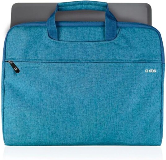 SBS Håndtak Lux Laptop / Macbook Veske med Håndtak 13" - Blå