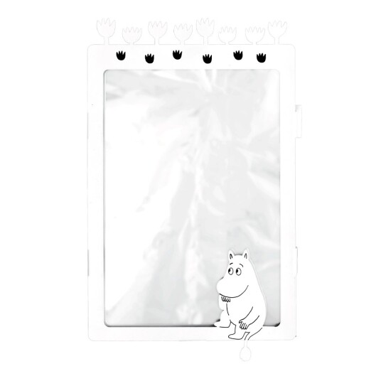 Pluto Design  Mummi veggspeil 15,5x27 cm Mummitrollet hvit