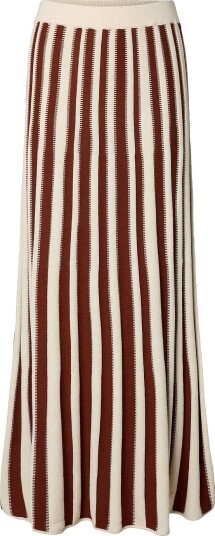 Selected Women Skjørt Slflina HW Knit Grå