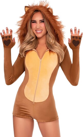 Leg Avenue Comfy Lion Bodysuit