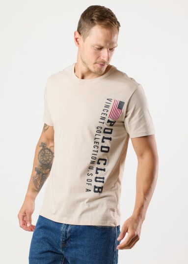 Saint Vincent Fresno Tee Beige L T-Shirts Saint Vincent Fresno Tee Beige L T-Shirts