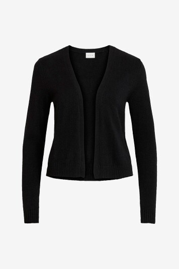 Vila - Cardigan viRil Short L/S Knit Cardigan - Svart