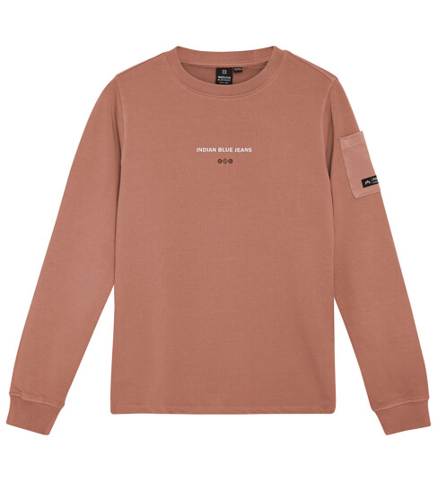 Indian Blue Jeans T-Shirt Longsleeve Backprint Orange 128 Indian Blue Jeans T-Shirt Longsleeve Backprint Orange 128