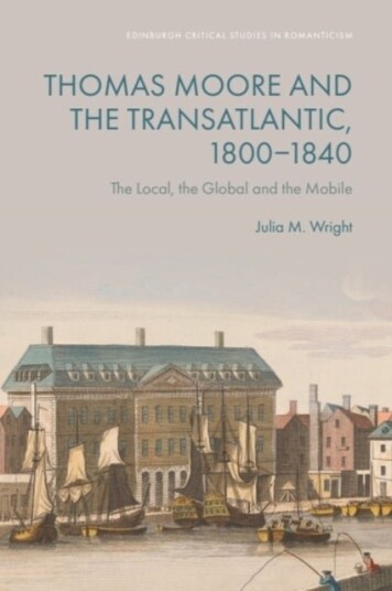 Thomas Moore and the Transatlantic 1800–1840