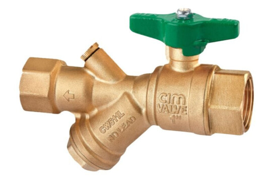 Cimberio CIM 6622 Trippelventil med Hendel 1/2"