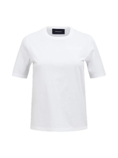 Peak Performance W Original Small Logo Tee White S