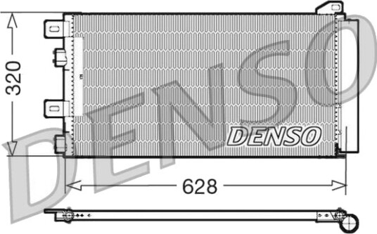 DENSO DCN05101 Kondensator, klimaanlegg DENSO DCN05101 Kondensator, klimaanlegg