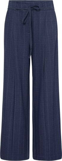 ICHI Ihkate Pinelle Wide Pa Navy XS