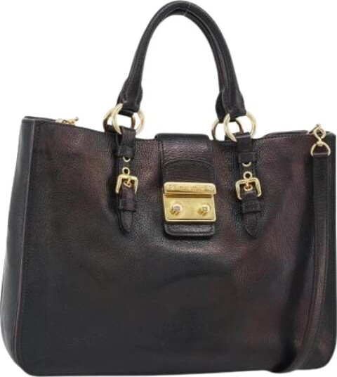 Miu Miu Pre owned Dame Pre owned Svart ONE SIZE,