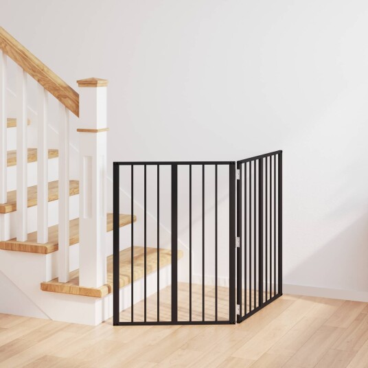 Vidaxl Hundeluke 2 Stk. Svart 60 X 80 cm Galvanisert Stål